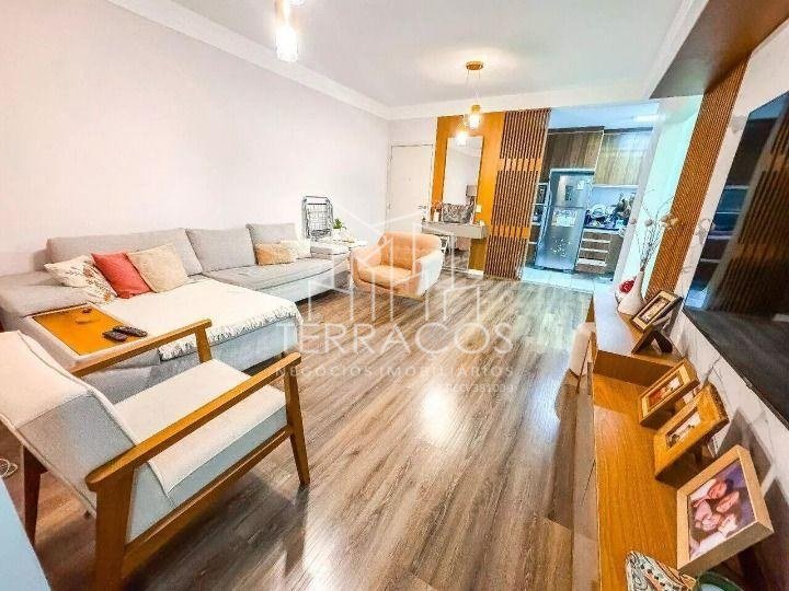 Sala de estar — apartamento de 3 quartos 83m² venda em Jardim Ana Maria, Jundiaí SP R$ 799.000