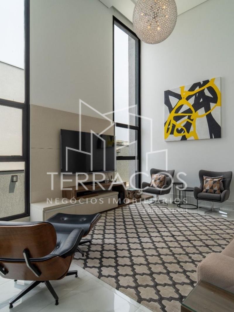 Sala de estar — residential / sobrado de 3 quartos 383m² venda em Vale Azul, Jundiaí SP R$ 2.499.000